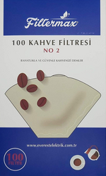 Filtermax 2 Numara Filtre Kahve Kağıdı 100 Adet