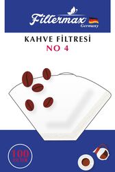 Filtermax 4 Numara Filtre Kahve Kağıdı 100'lü